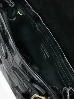 Outlet PAUL MARIUS Colette M Alligator - Noir De Jais