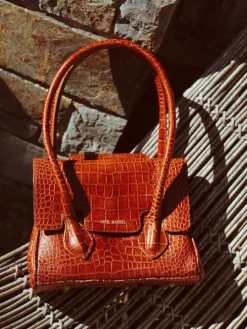 Outlet PAUL MARIUS Colette S Alligator Cocktail - Ambre