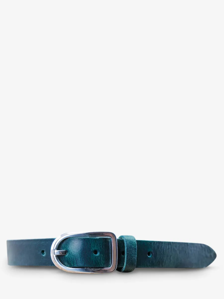 New PAUL MARIUS LaCeinture Magnifique - 20mm - Bleu Canard
