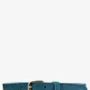 Outlet PAUL MARIUS LaCeinture Magnifique Nubuck - 20mm - Bleu Piscine