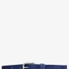 Clearance PAUL MARIUS LaCeinture Magnifique Nubuck - 20mm - Bleu Électrique