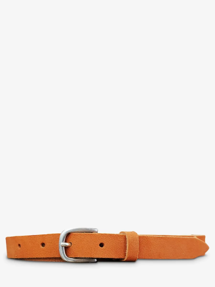 Clearance PAUL MARIUS LaCeinture Magnifique Nubuck - 20mm - Orange