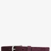 Clearance PAUL MARIUS LaCeinture Magnifique Nubuck - 20mm - Prune