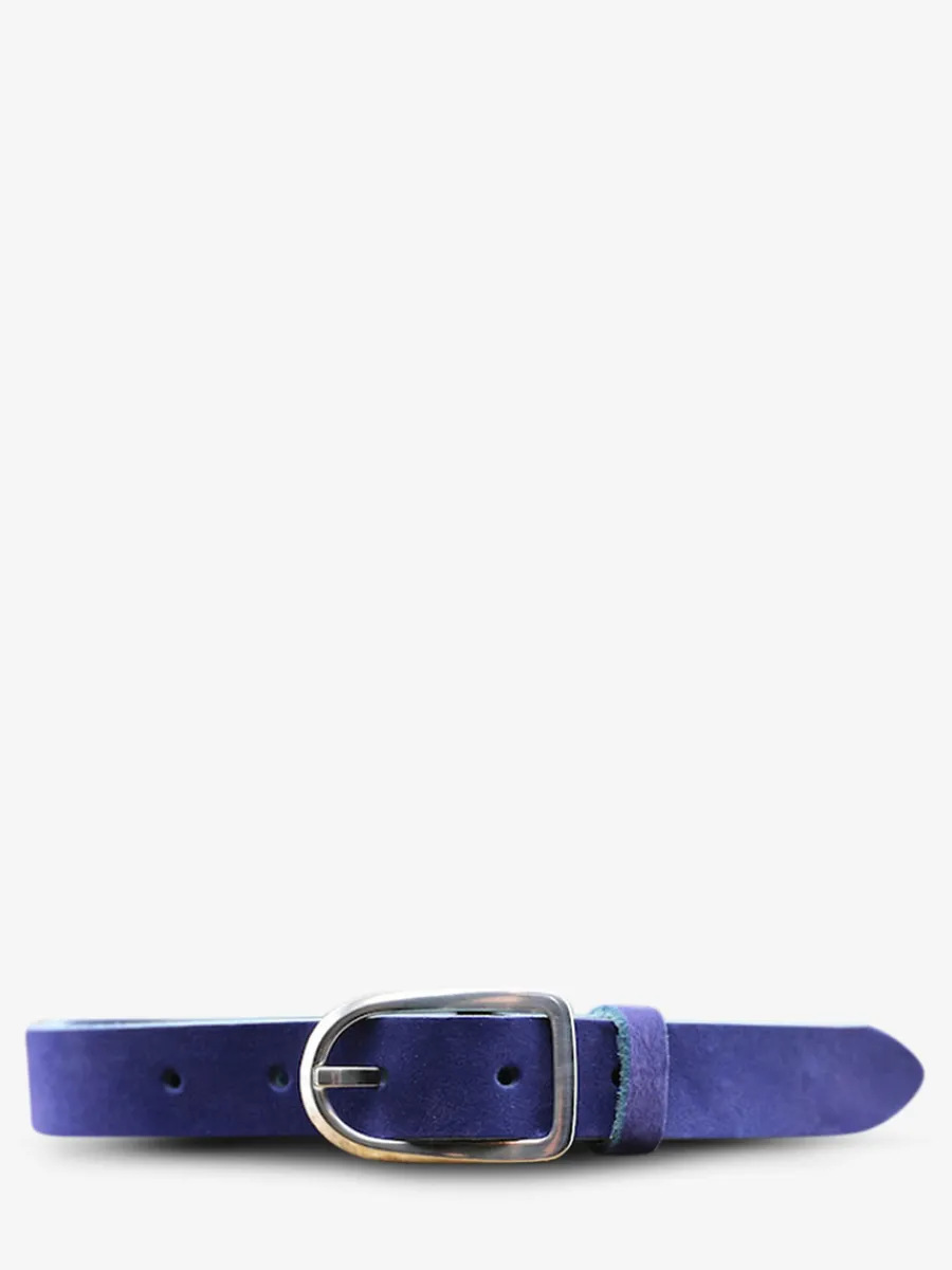 Best PAUL MARIUS LaCeinture Magnifique Nubuck - 25mm - Bleu Électrique