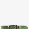 Clearance PAUL MARIUS LaCeinture Magnifique Nubuck - 25mm - Vert Amande