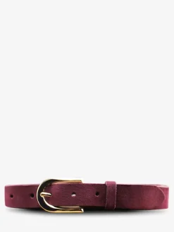 Outlet PAUL MARIUS LaCeinture Magnifique Nubuck - 25mm - Prune