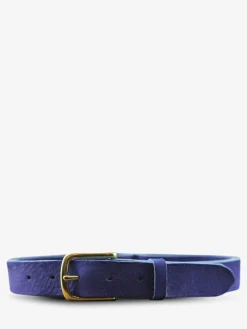 Hot PAUL MARIUS LaCeinture Magnifique Nubuck - 30mm - Bleu Électrique