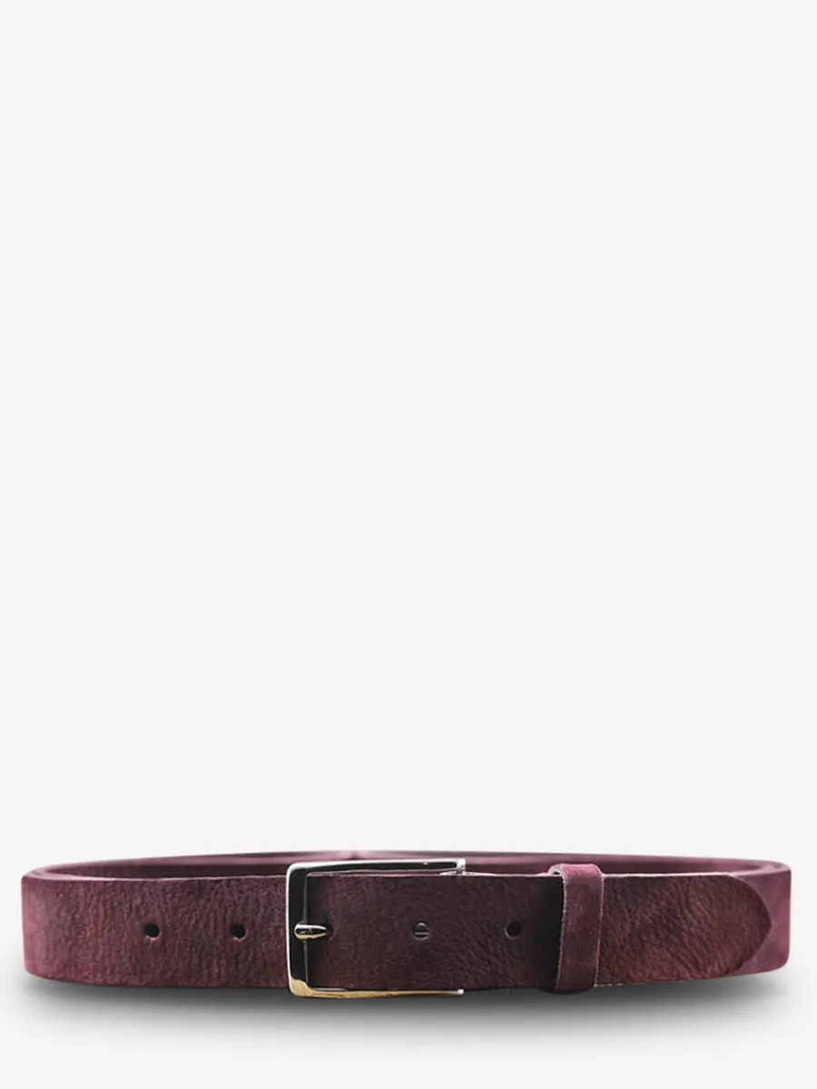 Best PAUL MARIUS LaCeinture Magnifique Nubuck - 30mm - Prune