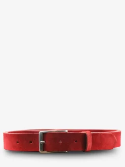 Online PAUL MARIUS LaCeinture Magnifique Nubuck - 30mm - Rouge Carmin
