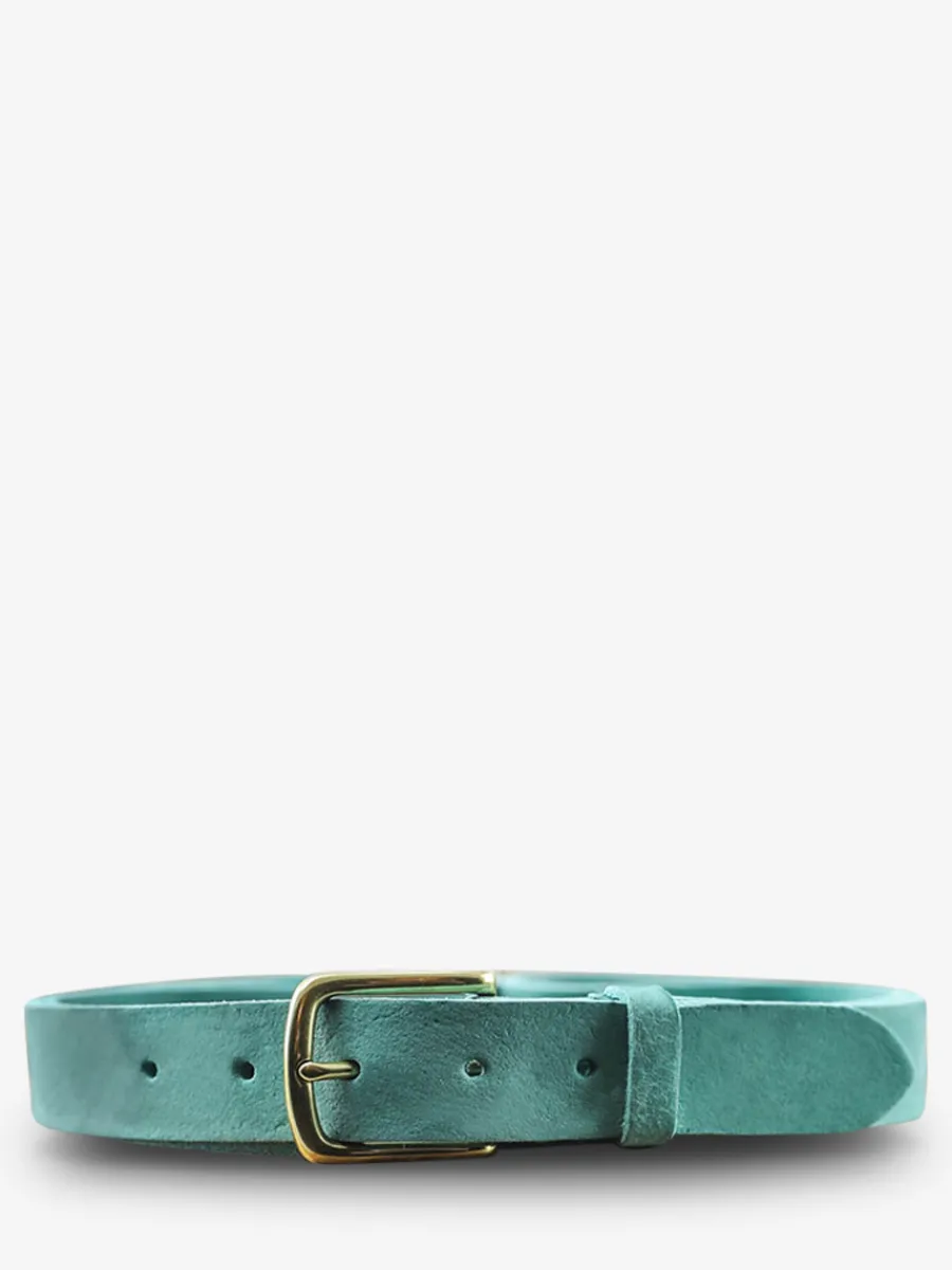 Best PAUL MARIUS LaCeinture Magnifique Nubuck - 30mm - Turquoise