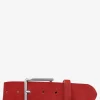 Hot PAUL MARIUS LaCeinture Magnifique Nubuck - 40mm - Rouge Carmin
