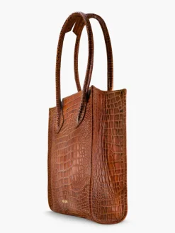 PAUL MARIUS LaFlâneuse Alligator - Ambre