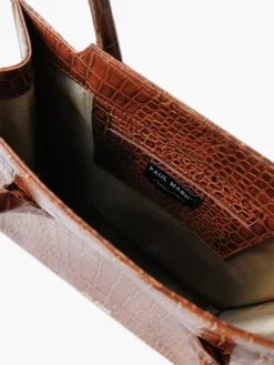 PAUL MARIUS LaFlâneuse Alligator - Ambre