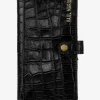 PAUL MARIUS LePortefeuille Charlotte N°2 Alligator - Noir De Jais