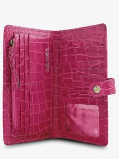 Outlet PAUL MARIUS LePortefeuille Charlotte N°2 Alligator Cocktail - Tourmaline