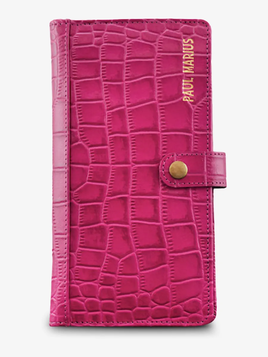 Outlet PAUL MARIUS LePortefeuille Charlotte N°2 Alligator Cocktail - Tourmaline