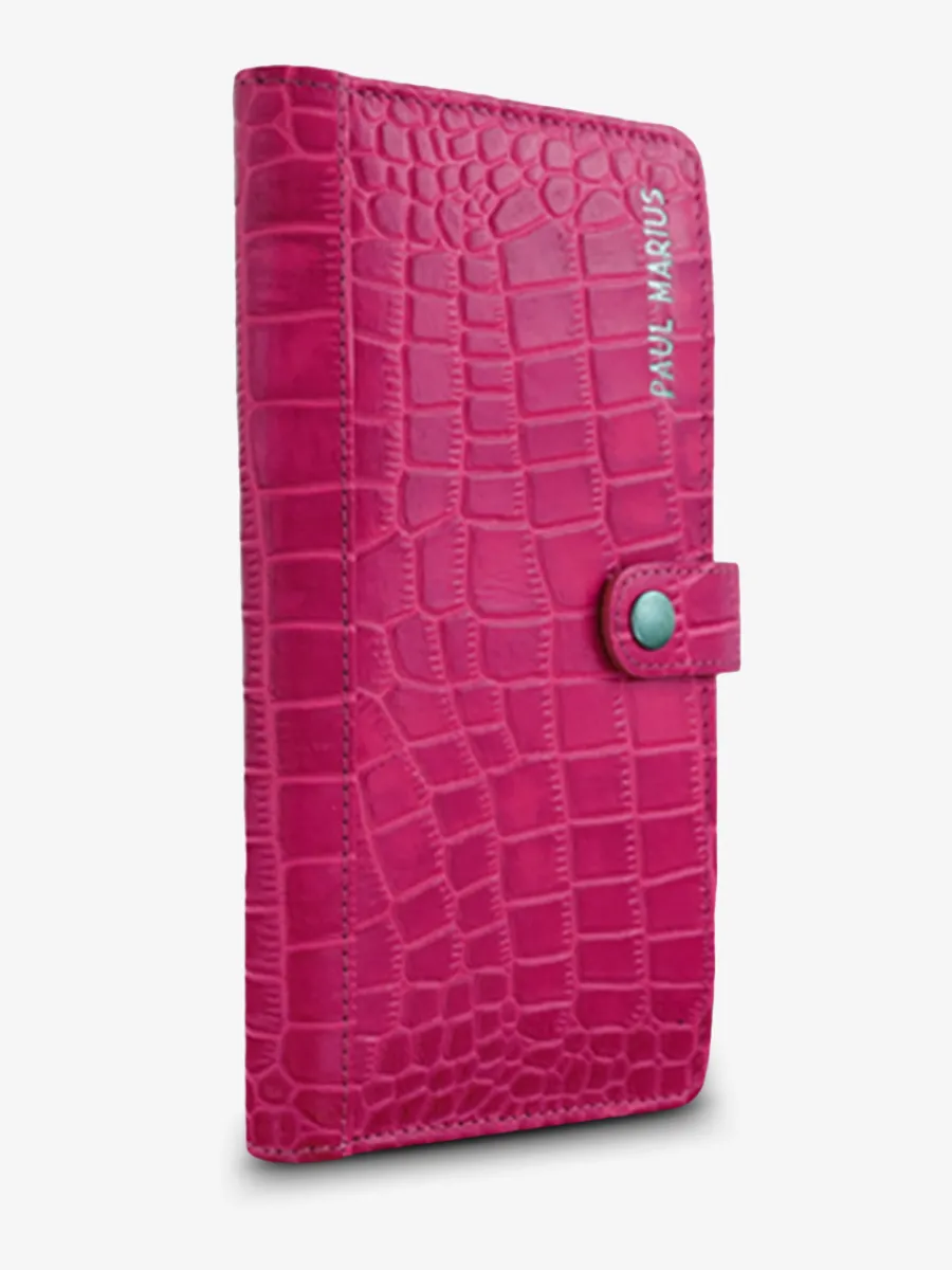 Outlet PAUL MARIUS LePortefeuille Charlotte N°2 Alligator Cocktail - Tourmaline