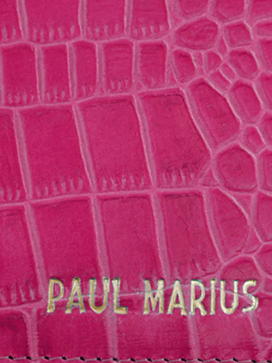 Outlet PAUL MARIUS LePortefeuille Charlotte N°2 Alligator Cocktail - Tourmaline