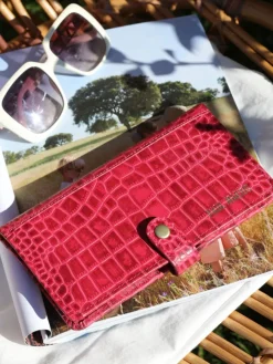 Outlet PAUL MARIUS LePortefeuille Charlotte N°2 Alligator Cocktail - Tourmaline