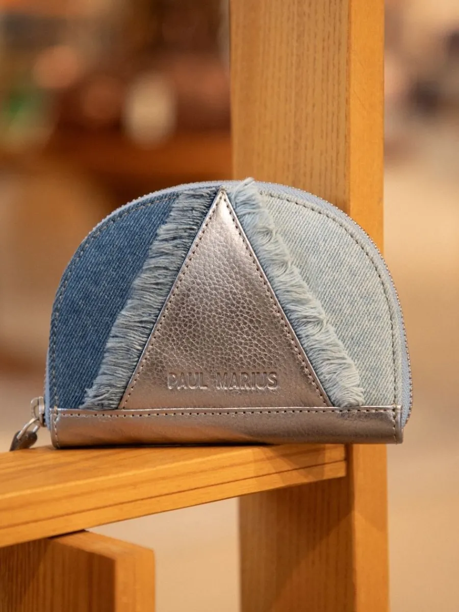 Clearance PAUL MARIUS LePortefeuille Manon - Denim / Acier