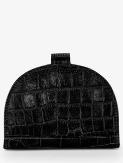 Online PAUL MARIUS LePortefeuille Manon N°2 Alligator - Noir De Jais