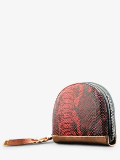 Online PAUL MARIUS LePortefeuille Manon Python - Rouge Grenat
