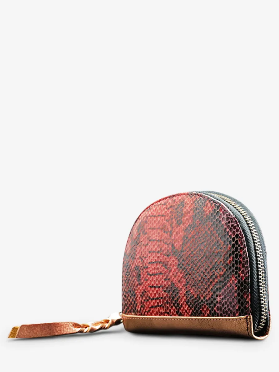 Online PAUL MARIUS LePortefeuille Manon Python - Rouge Grenat