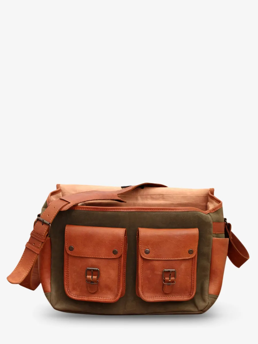Discount PAUL MARIUS LeReporter Toile - Vert Kaki