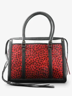 New PAUL MARIUS LeRive Droite - L - Léopard - Noir / Rouge