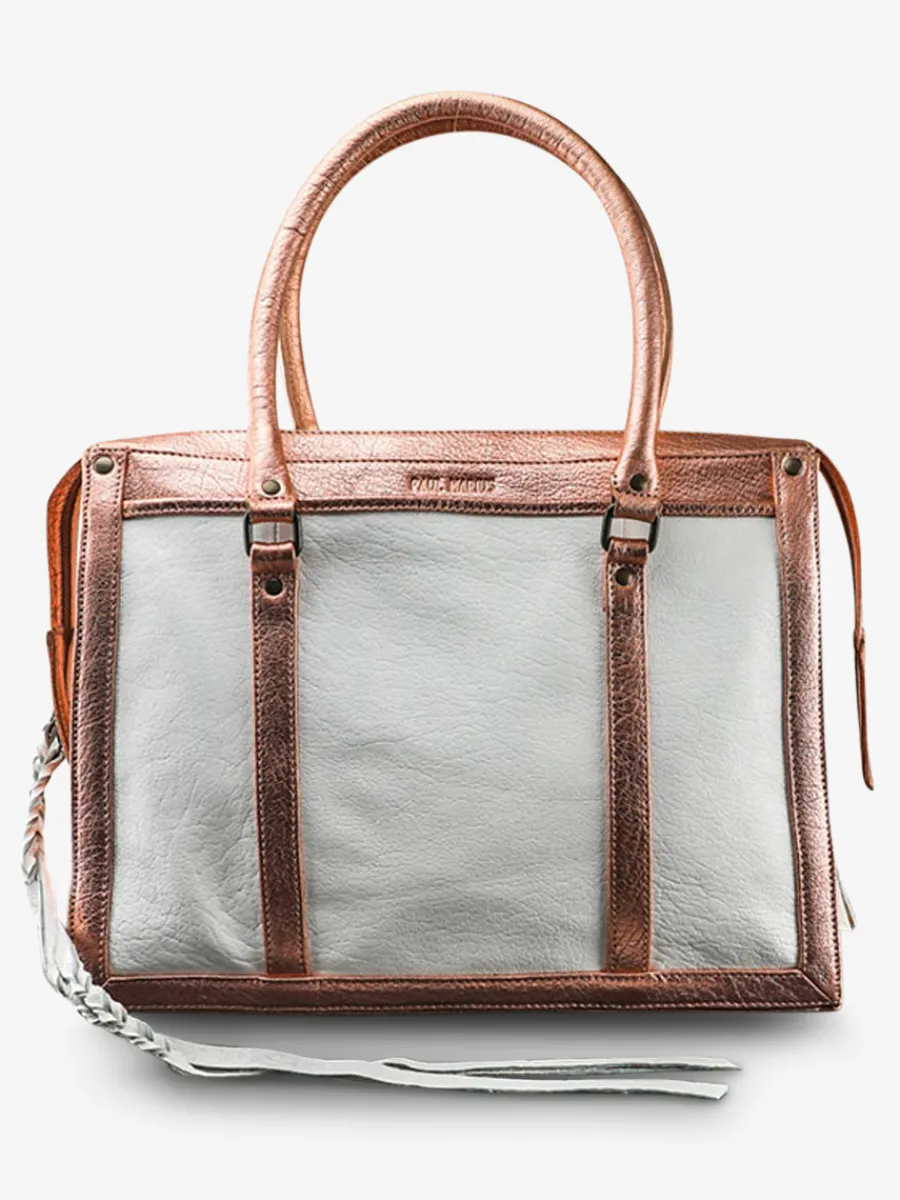 New PAUL MARIUS LeRive Droite - L - Or Rose / Blanc