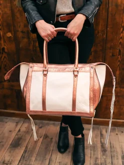 New PAUL MARIUS LeRive Droite - L - Or Rose / Blanc