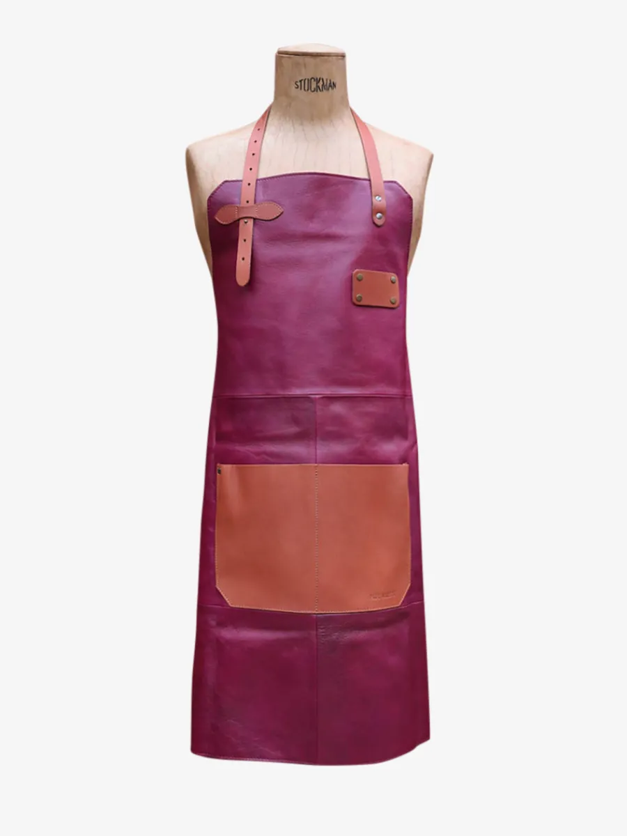 Online PAUL MARIUS LeTablier En Cuir - Prune
