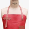 Online PAUL MARIUS LeTablier En Cuir - Rouge Carmin