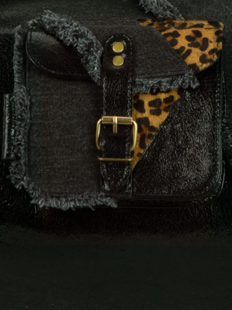 PAUL MARIUS LeVoyageur XL Chimère - Denim / Noir
