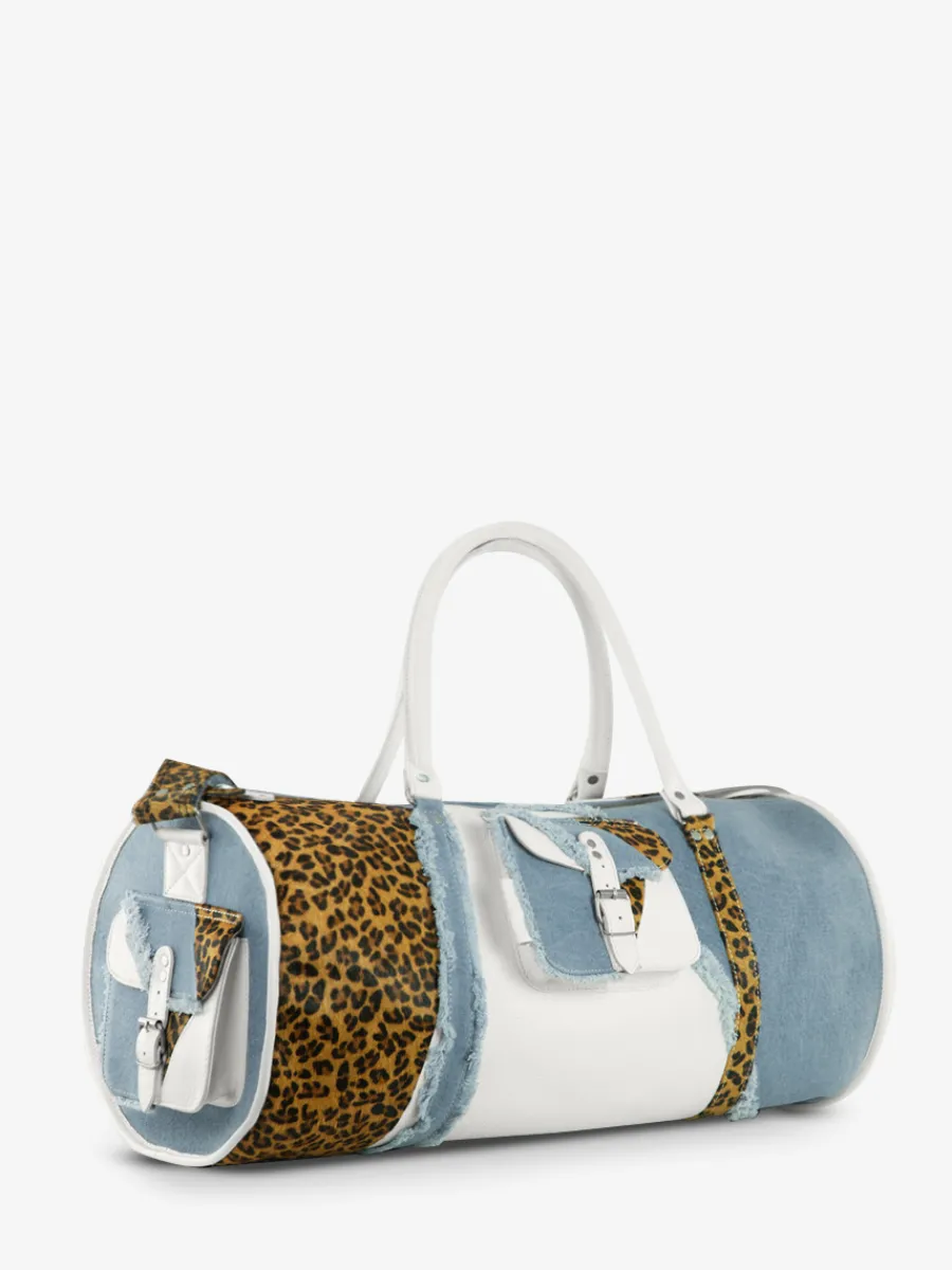 Discount PAUL MARIUS LeVoyageur XL Chimère - Denim / Blanc