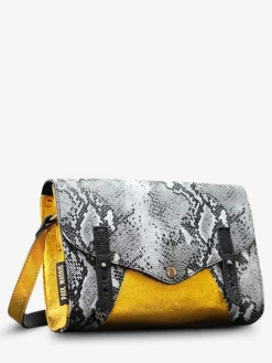 Sale PAUL MARIUS L'Indispensable Python - Granit / Jaune Metallisé