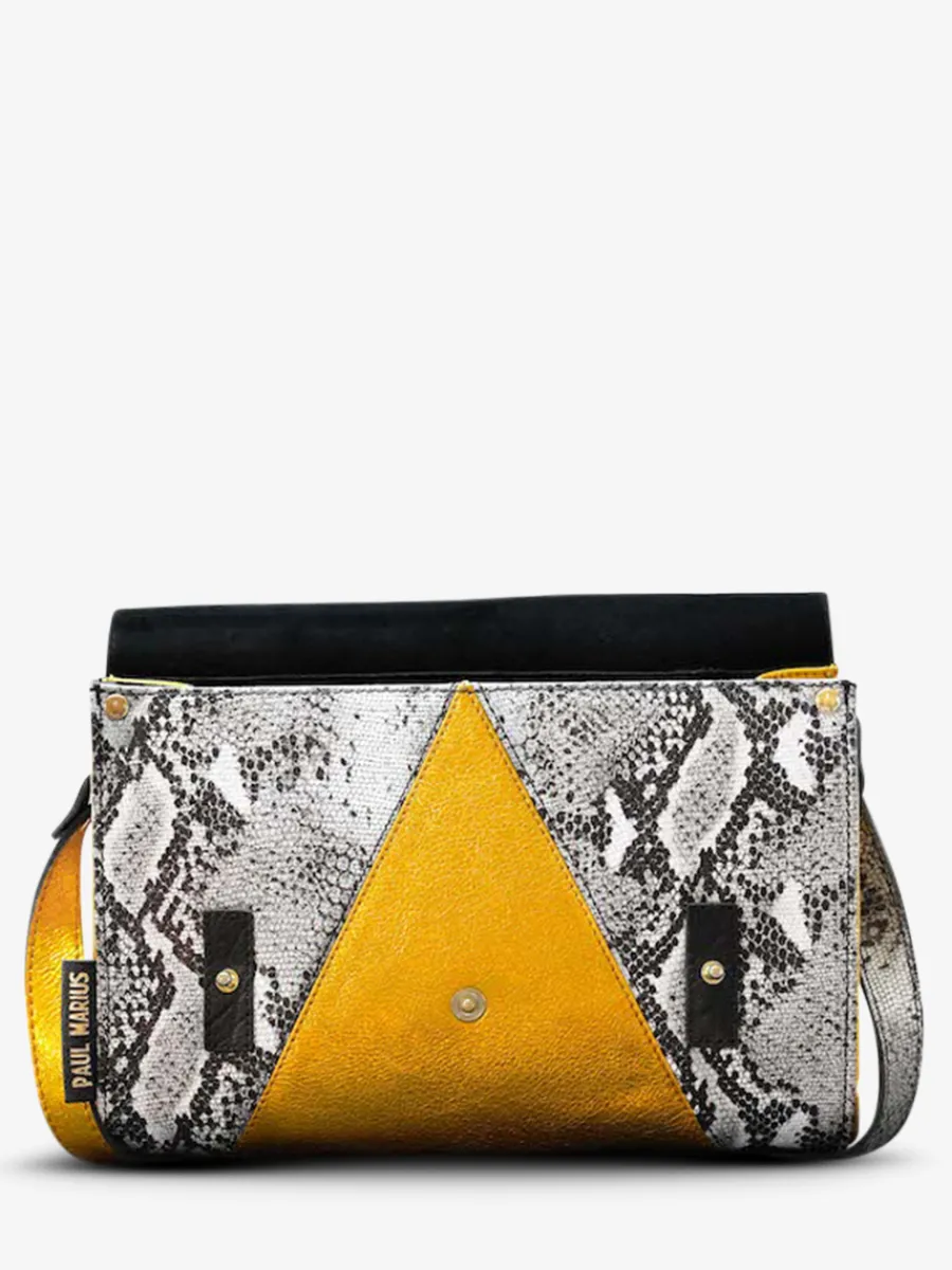 Sale PAUL MARIUS L'Indispensable Python - Granit / Jaune Metallisé