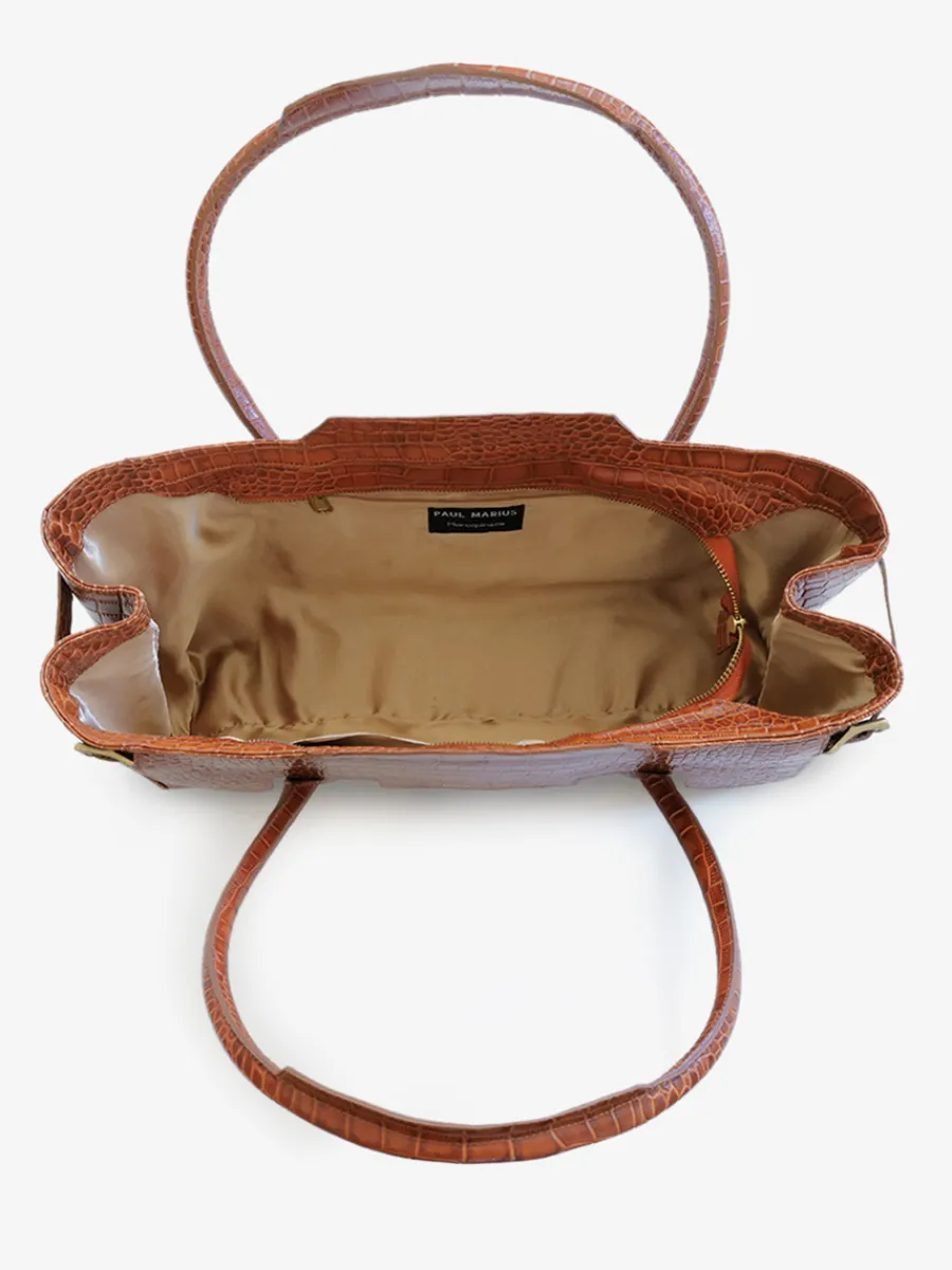 Hot PAUL MARIUS Madeleine Alligator - Ambre