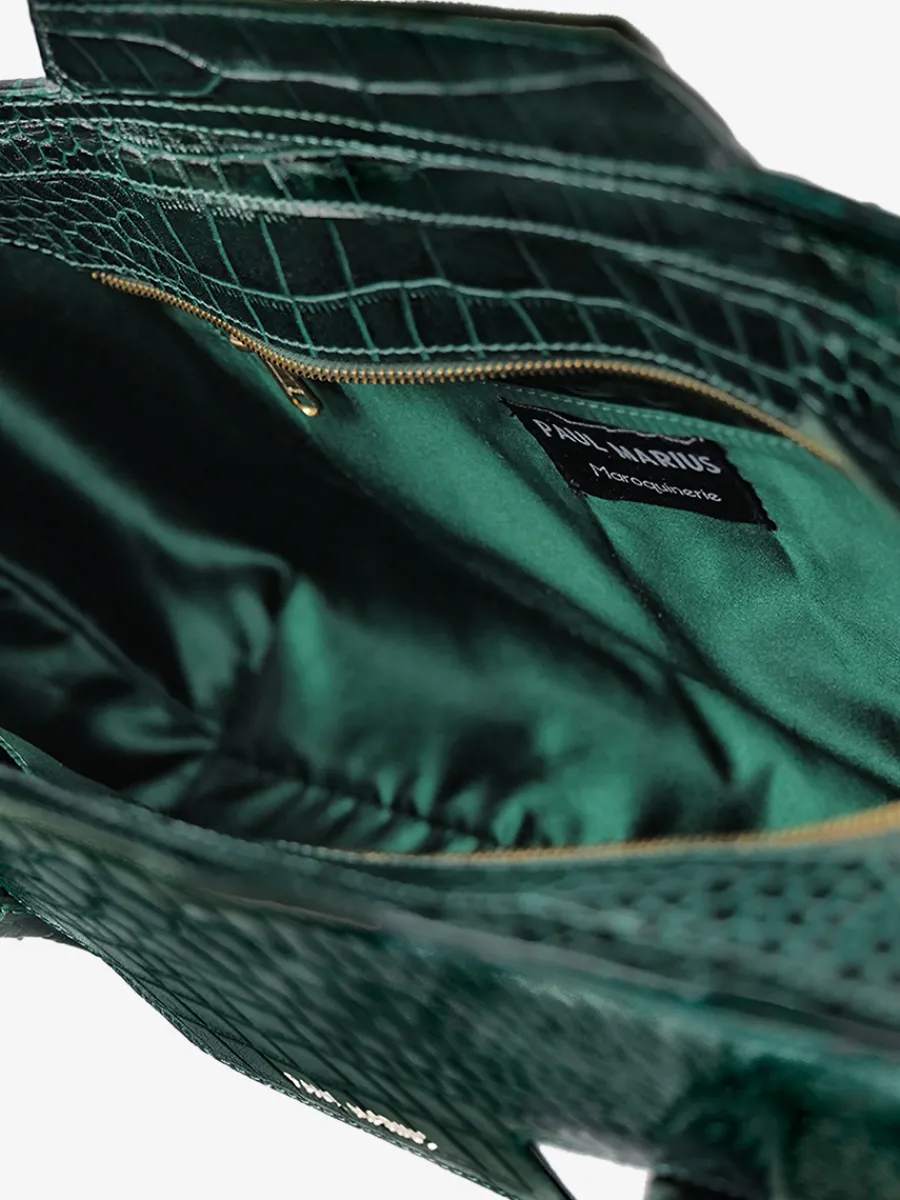 PAUL MARIUS Madeleine Alligator - Malachite