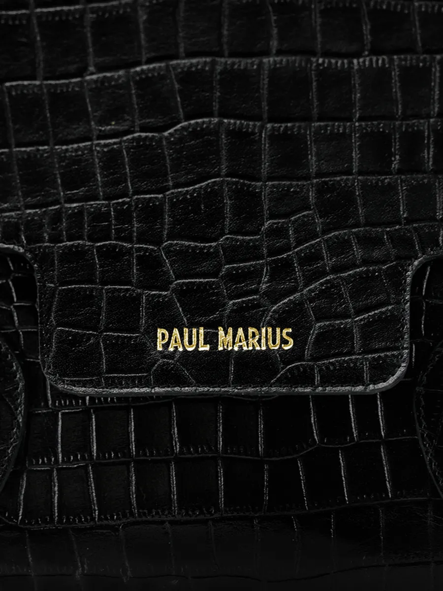 Clearance PAUL MARIUS Madeleine Alligator - Noir De Jais