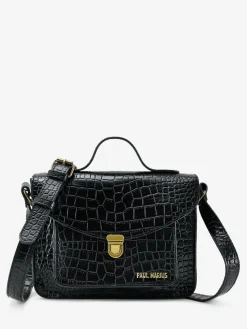 Clearance PAUL MARIUS Mademoiselle George Alligator - Noir De Jais