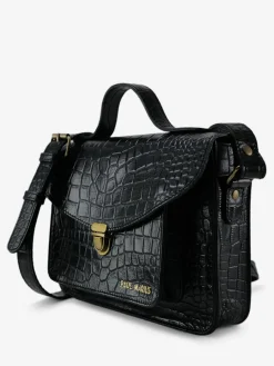 Clearance PAUL MARIUS Mademoiselle George Alligator - Noir De Jais