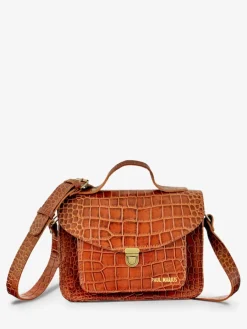 Clearance PAUL MARIUS Mademoiselle George Alligator Cocktail - Ambre