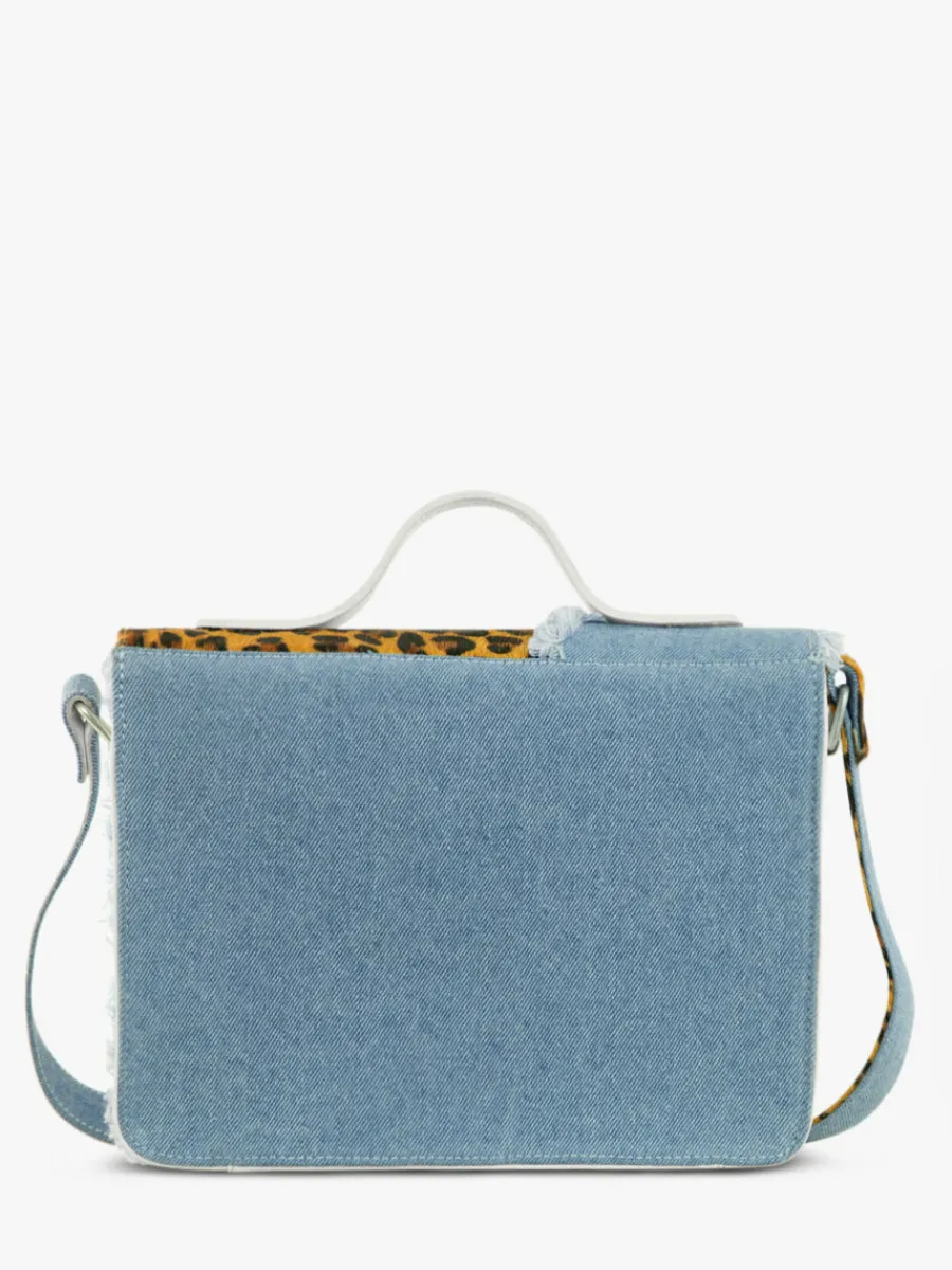 Clearance PAUL MARIUS Mademoiselle George Chimère - Denim / Blanc