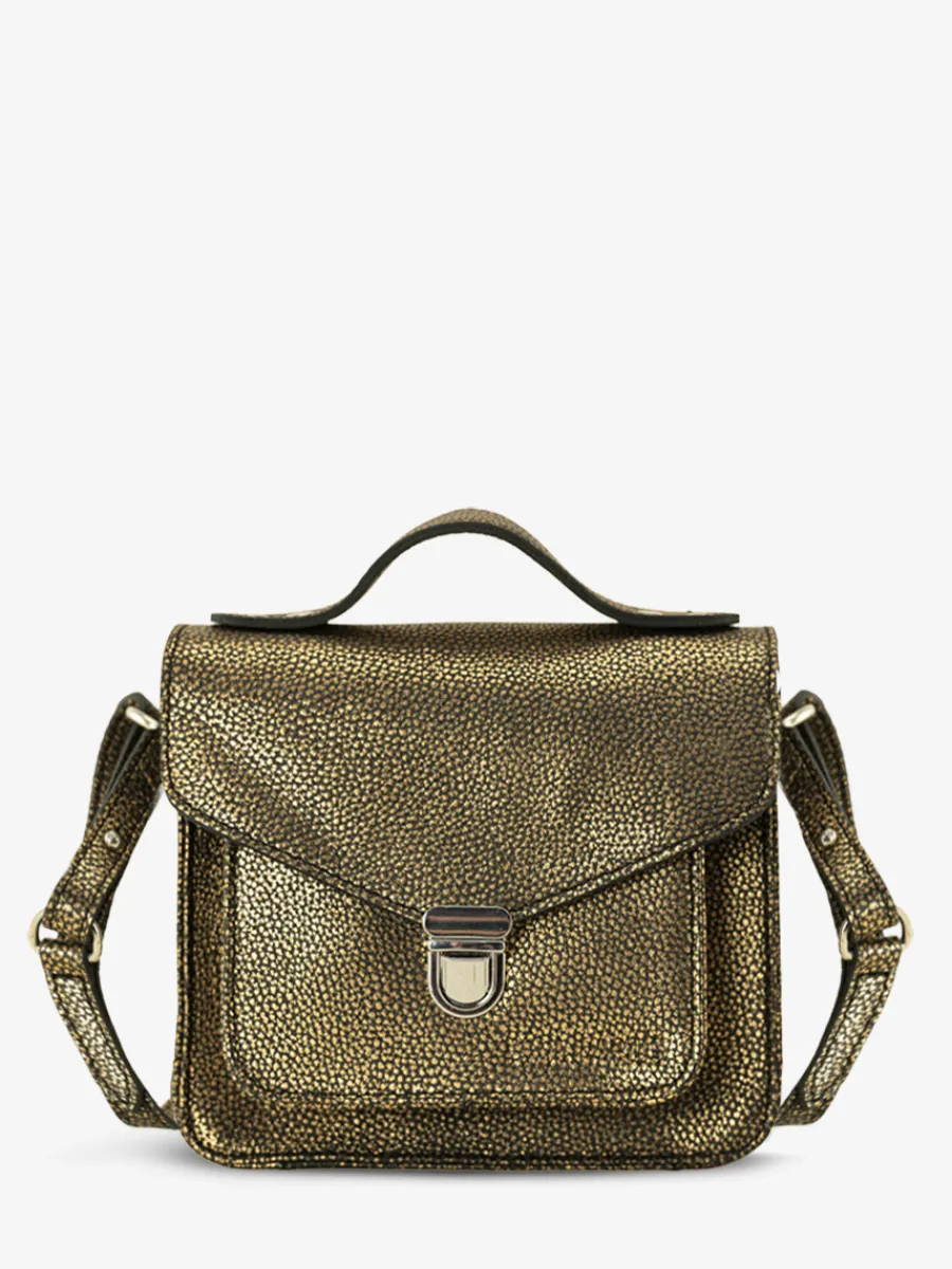 New PAUL MARIUS Mademoiselle George XS Granite - Noir / Doré