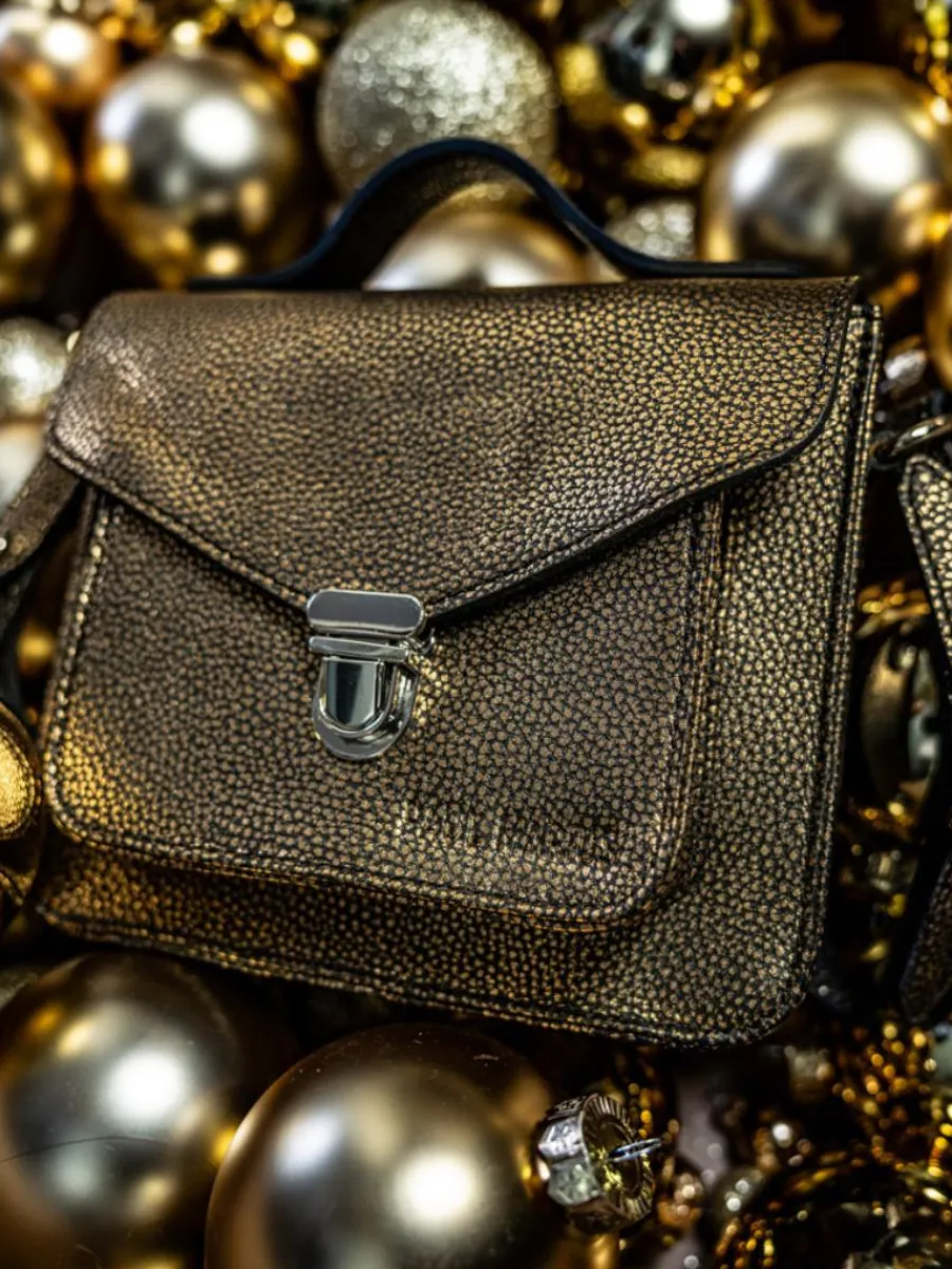 New PAUL MARIUS Mademoiselle George XS Granite - Noir / Doré